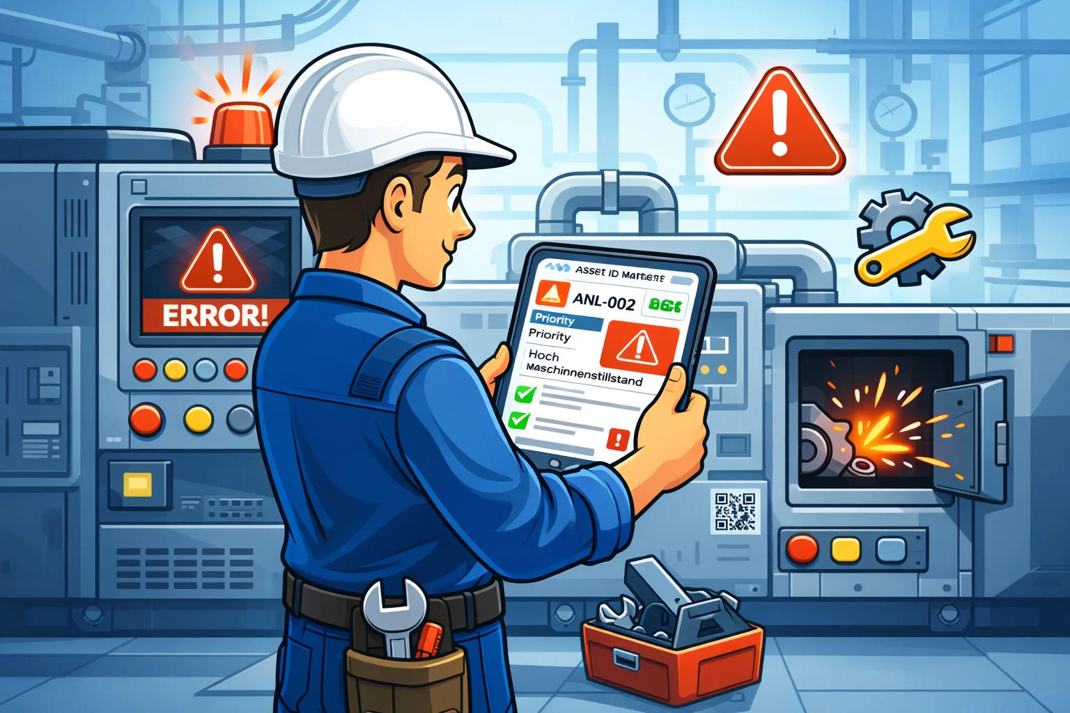 Mobile Nutzung Illustration